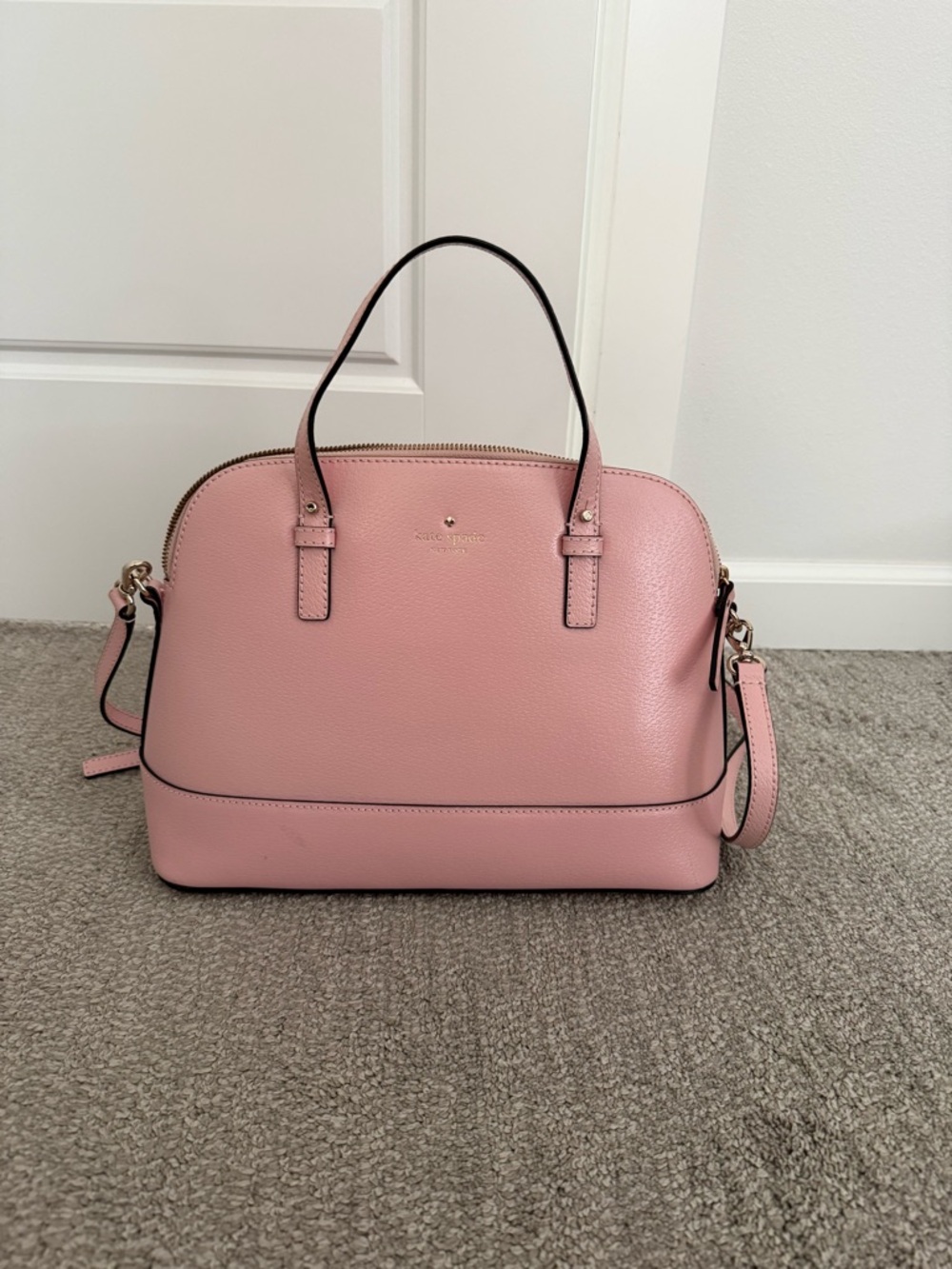 Kate Spade Grand Street Small Rachelle Purse Pink - Picture 6 of 6
